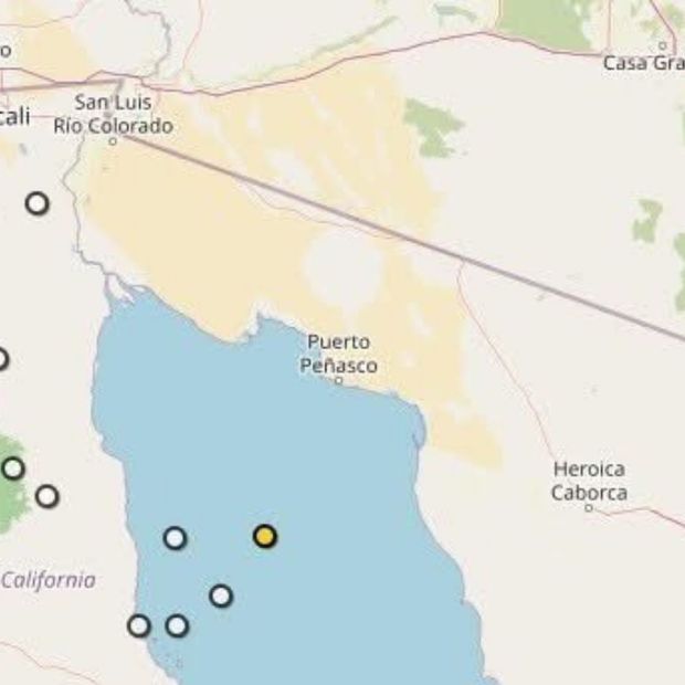 Sismo de 3.8 al Suroeste de Puerto Peñasco; Protección Civil No Reporta Daños