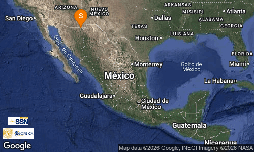 Se Registra Sismo de 4.4 de Magnitud en Agua Prieta; No Se Reportan Personas Lesionadas
