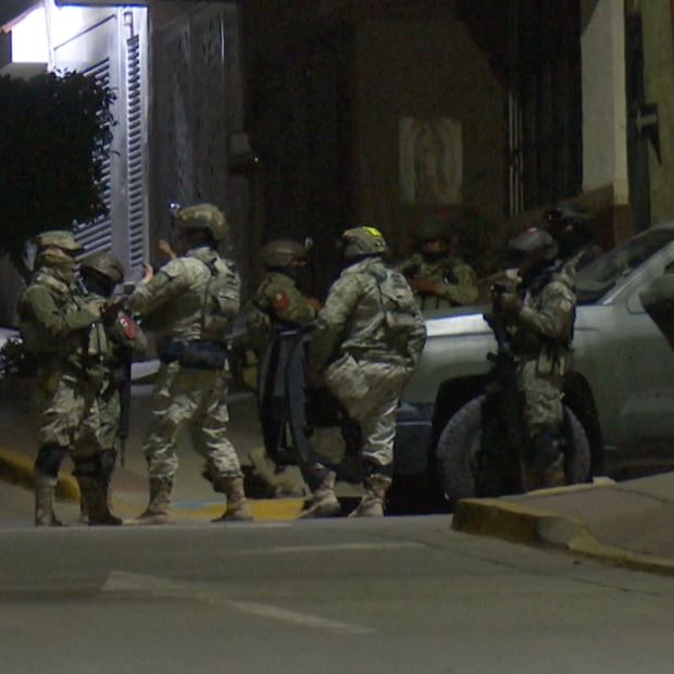 La zona fue acordonada por elementos de varias corporaciones de Seguridad.