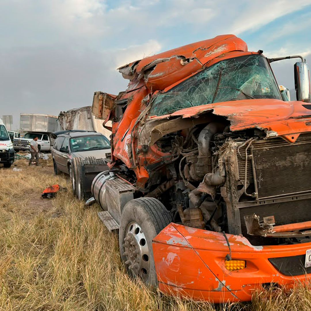 Presuntamente el chofer habría dormitado al volante sobre la autopista Carbonera–Ojo Caliente