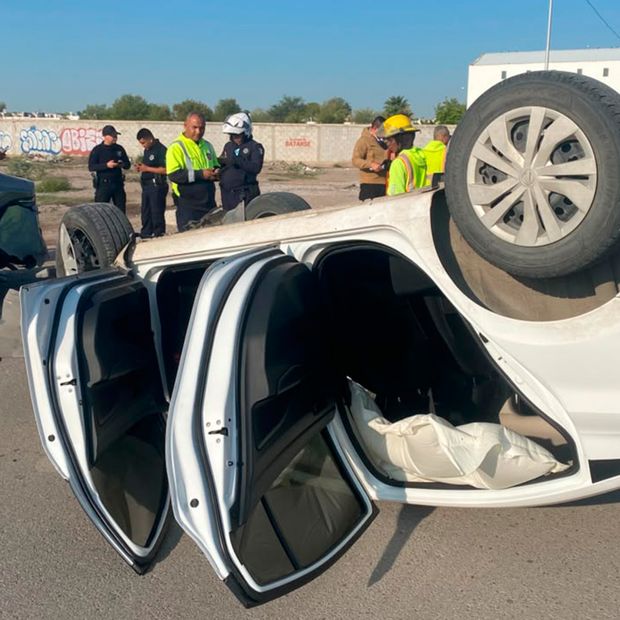 El accidente se registró la mañana de este martes sobre el bulevar Efraín López Sánchez