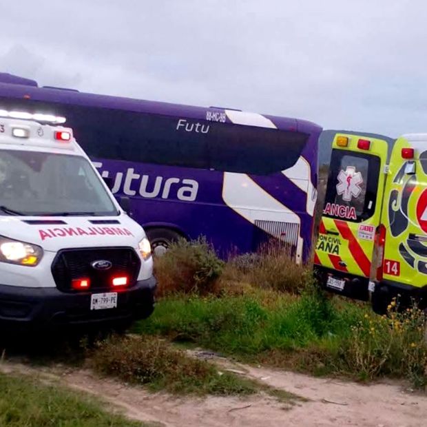 Accidente de autobús Futura en Galeana