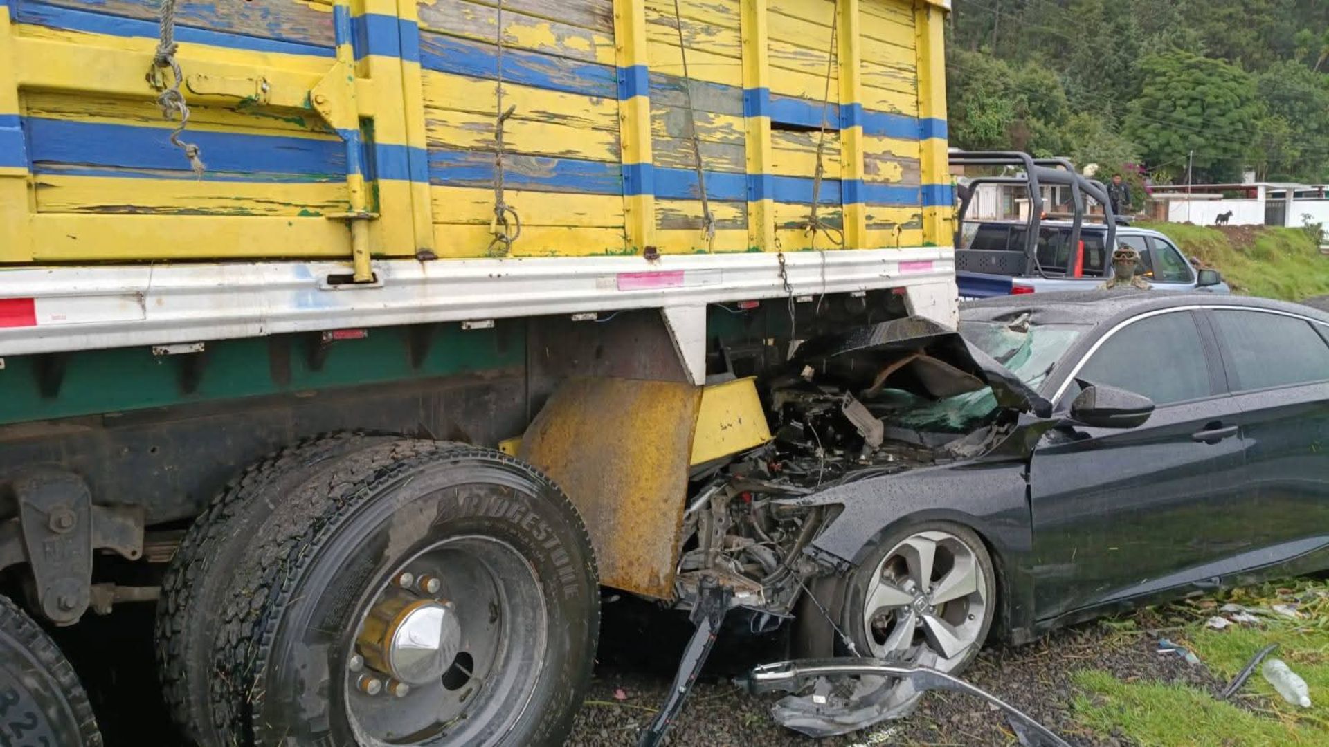 Accidente Choque Automóvil Tractocamión Autopista Ciudad Mendoza Esperanza Puebla