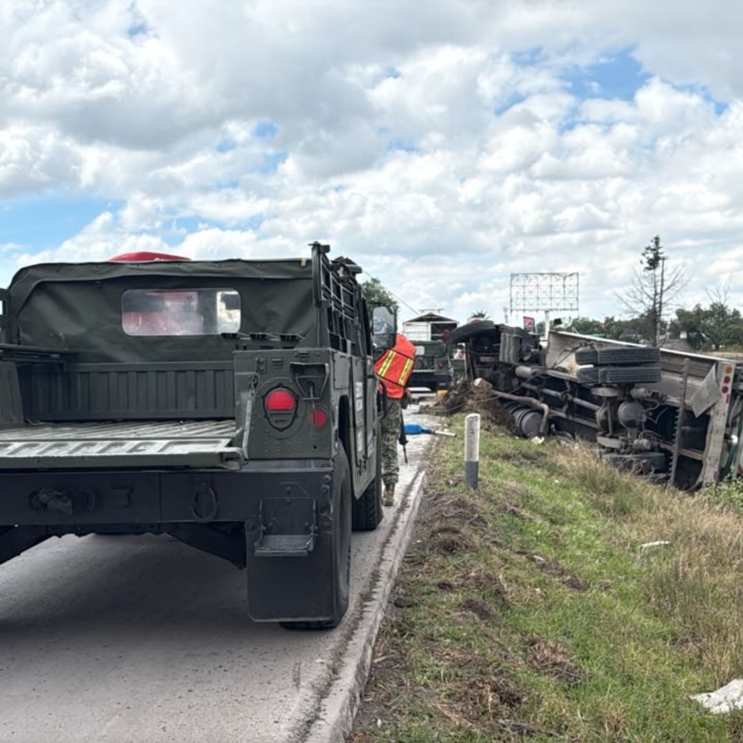 Accidente en la autopista México-Pirámides