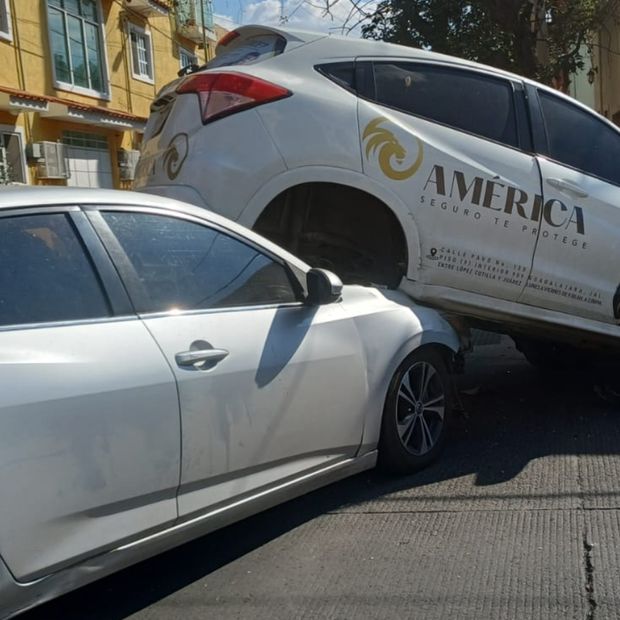 Accidente deja bebé herido