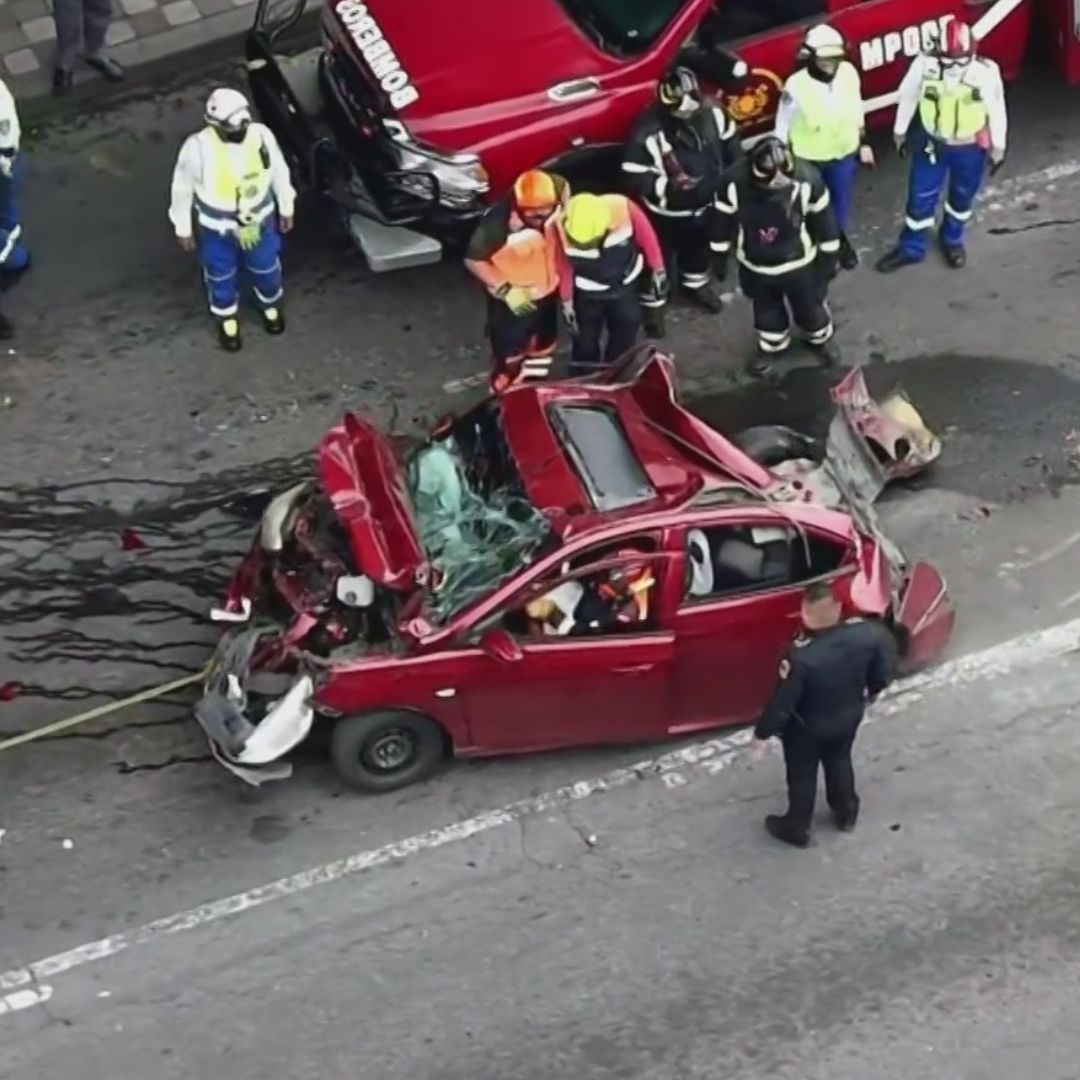 Accidente en Constituyentes en la Ciudad de México.