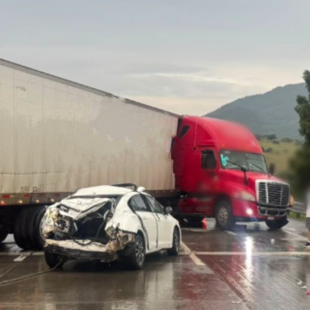 Se registra accidente en carretera México-Querétaro