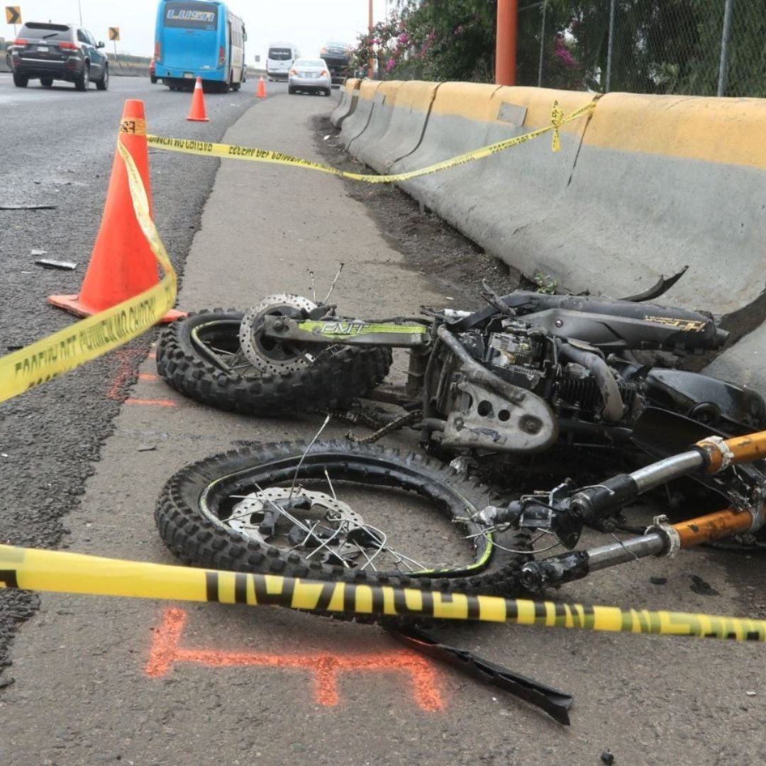 La Pera es una zona de constantes accidentes de motociclistas. Foto: Cuartoscuro | Ilustrativa