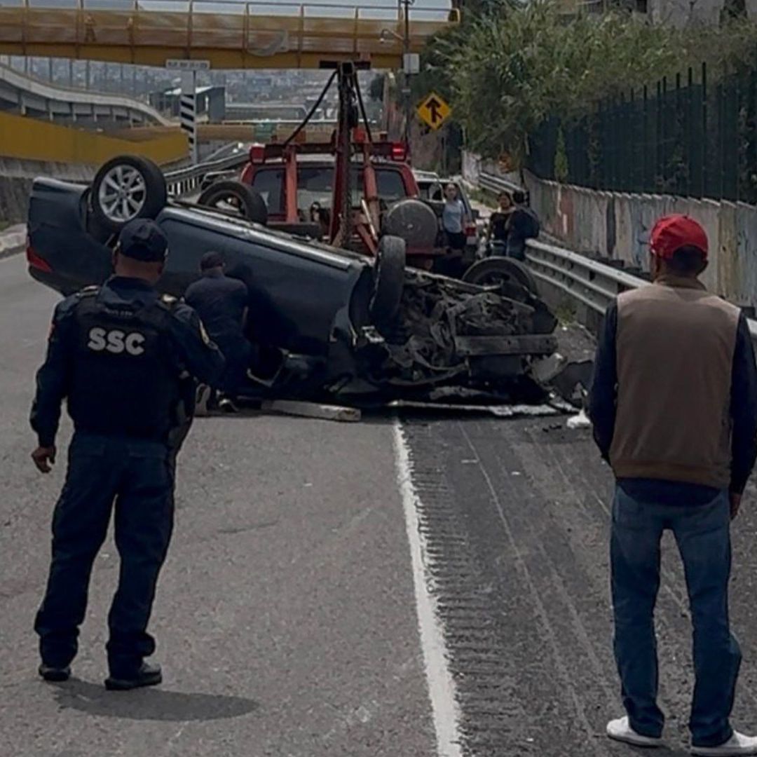 Accidente en la México-Puebla