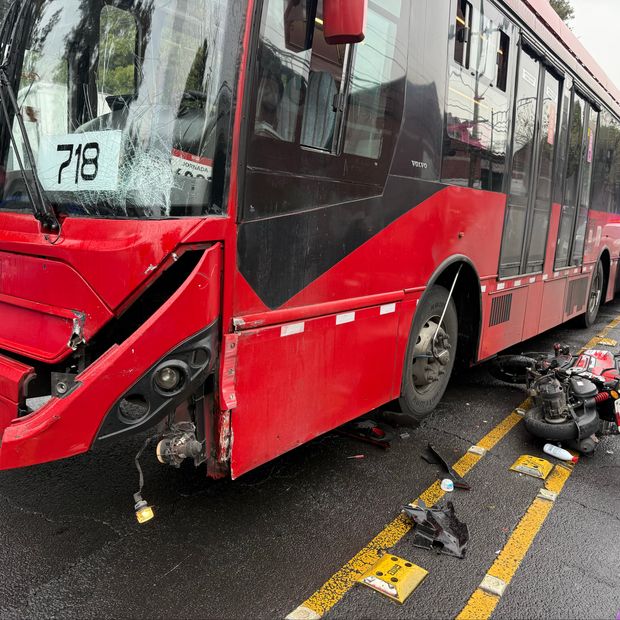 Accidente en colonia Lindavista Vallejo