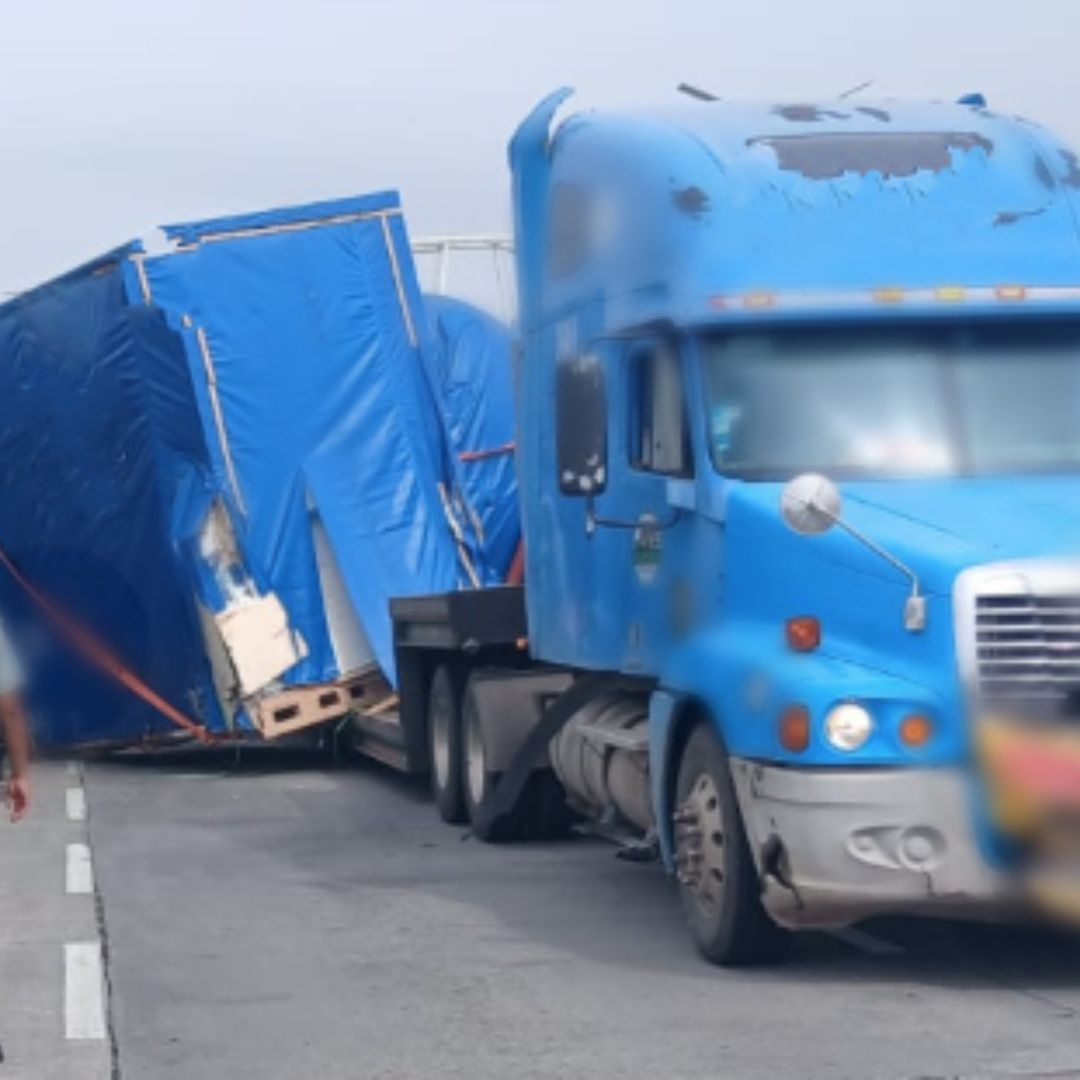 Accidente en la autopista México-Cuernavaca.