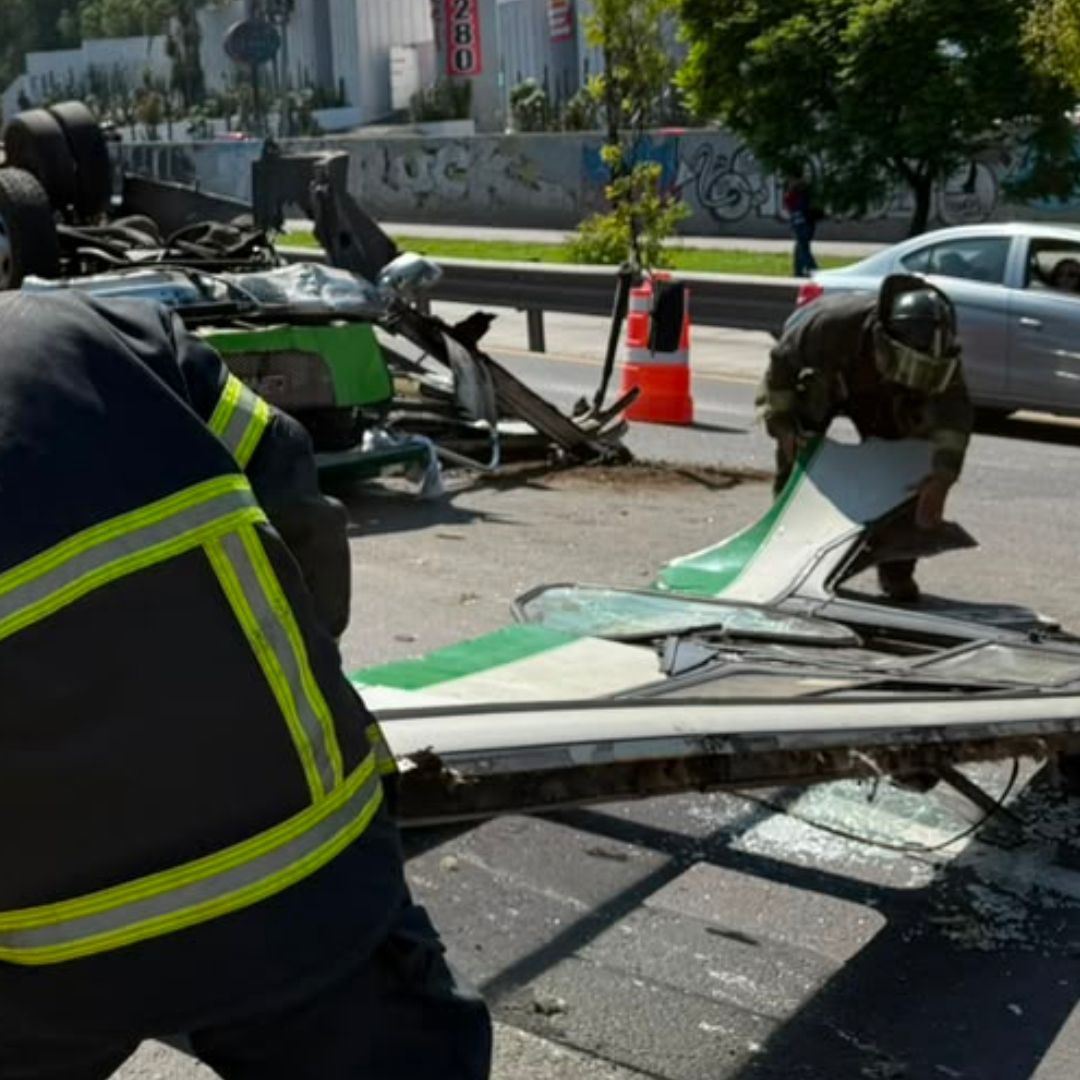 Accidente en la México-Pachuca.