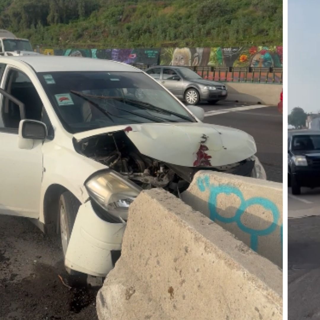 Accidente en la autopista México-Puebla este 7 de julio 2026. Foto: N+