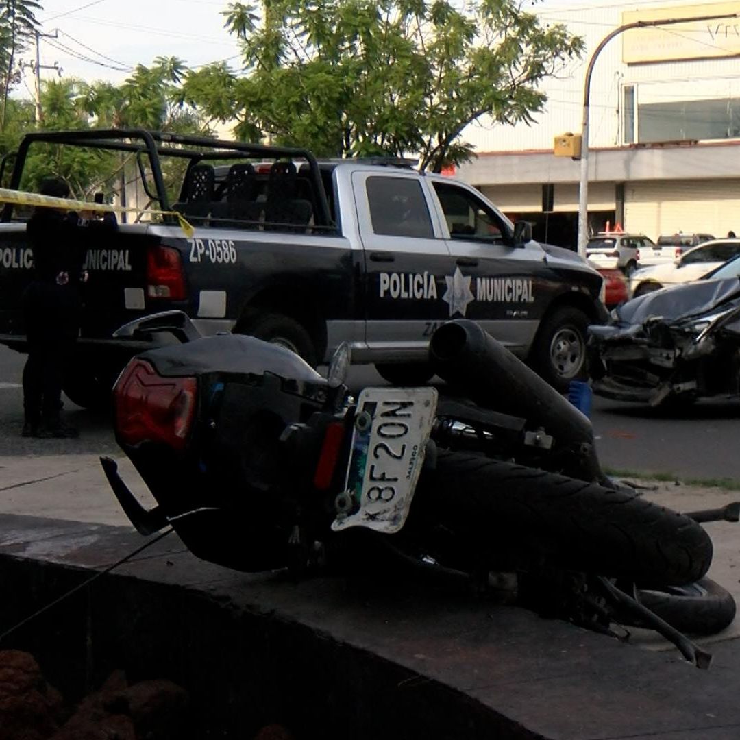 Accidente en motocicleta Zapopan