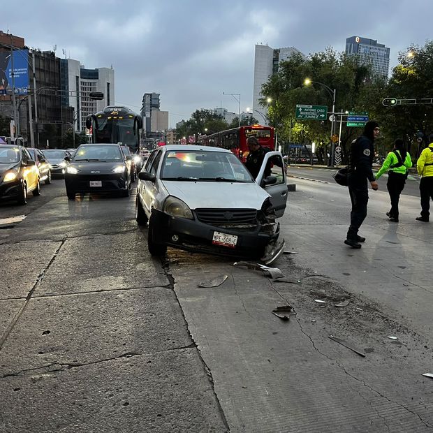 Accidente en Reforma
