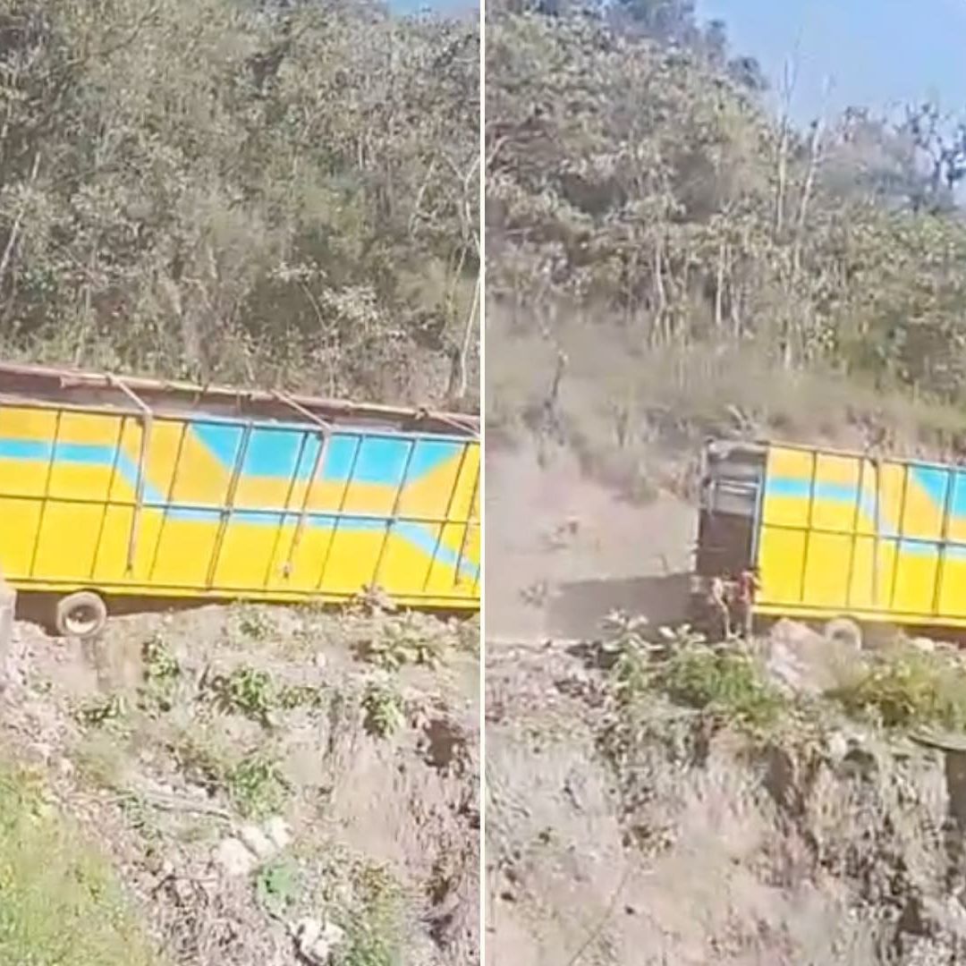 El operador del tráiler y sus ocupantes vivieron momentos de tensión