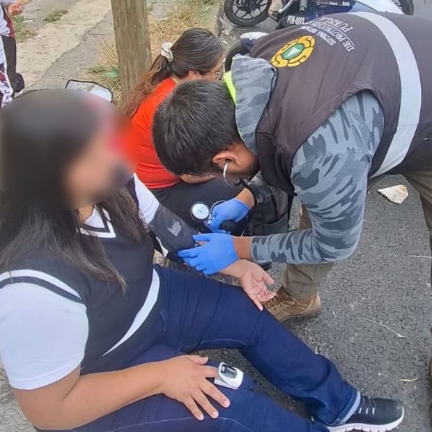 Accidente Choque Unidad Transporte Público Vehículo Dos Lesionados Barrio Analco Puebla