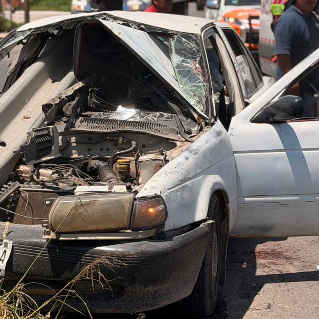 Accidente en la Vía Corta a Santa Ana.