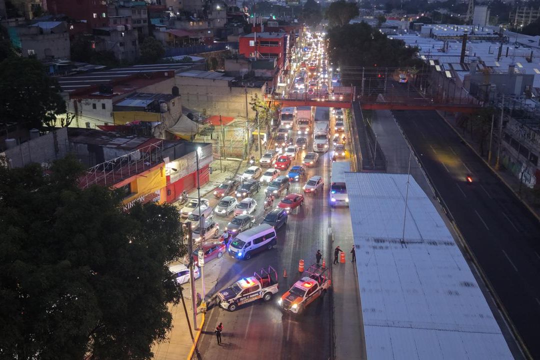 Accidente en la Vía Morelos hoy 10 de agosto 2026