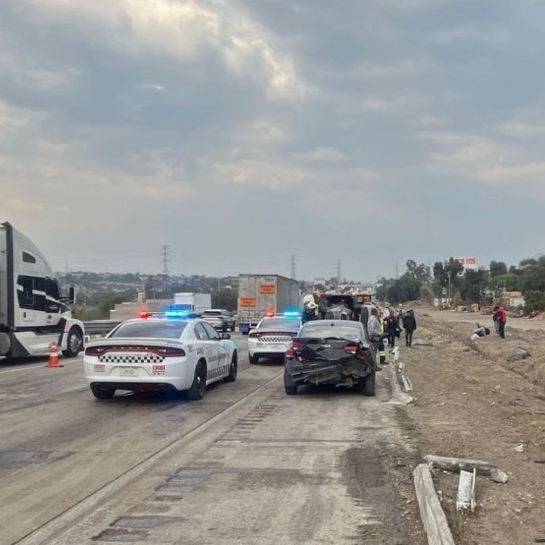 Accidente en la autopista México-Querétaro