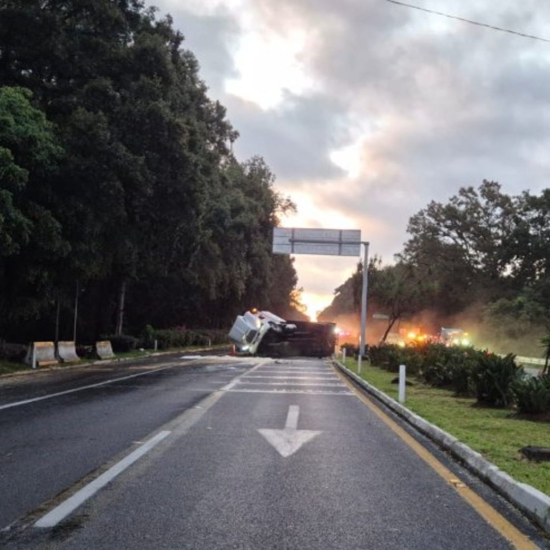Accidente en Autopista México-Cuernavaca