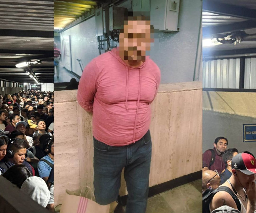 Presunto acosador de la Línea 3 del Metro. Foto: Metro CDMX