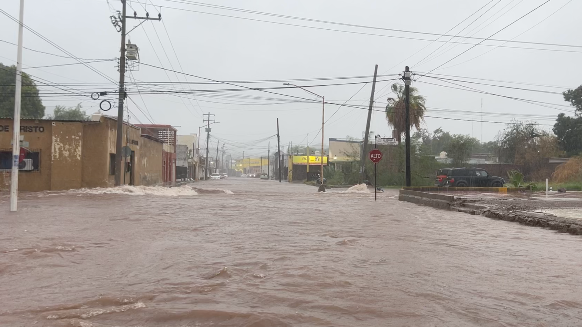 Afectaciones por Huracán Polo en Empalme y Guaymas en Sonora