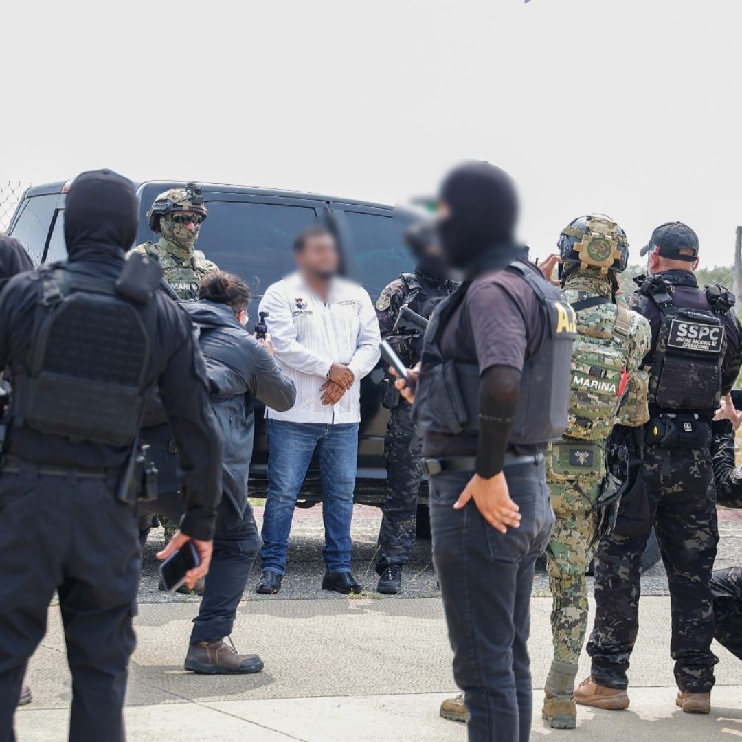 Detención de Miguel 'N', Presidente Municipal de Juchitán, Oaxaca