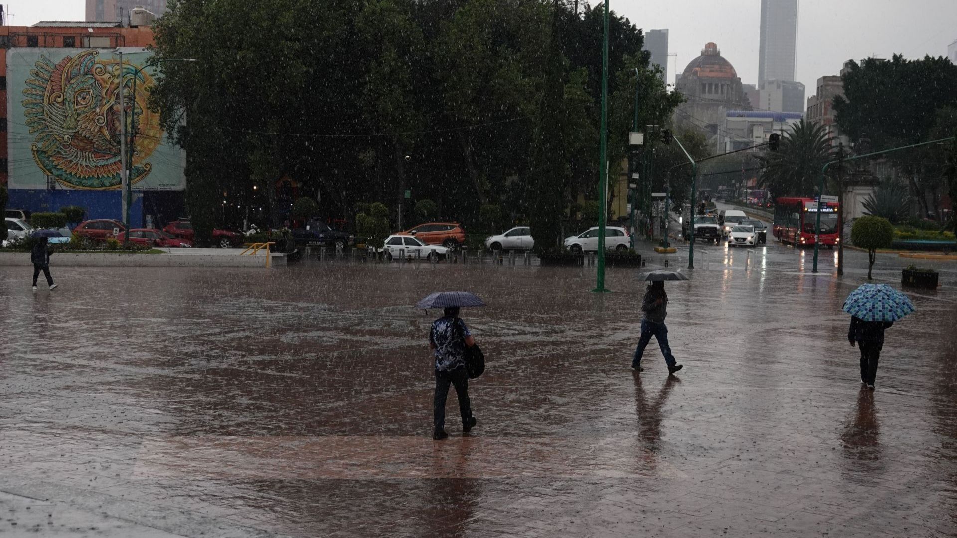 Lluvia en la CDMX