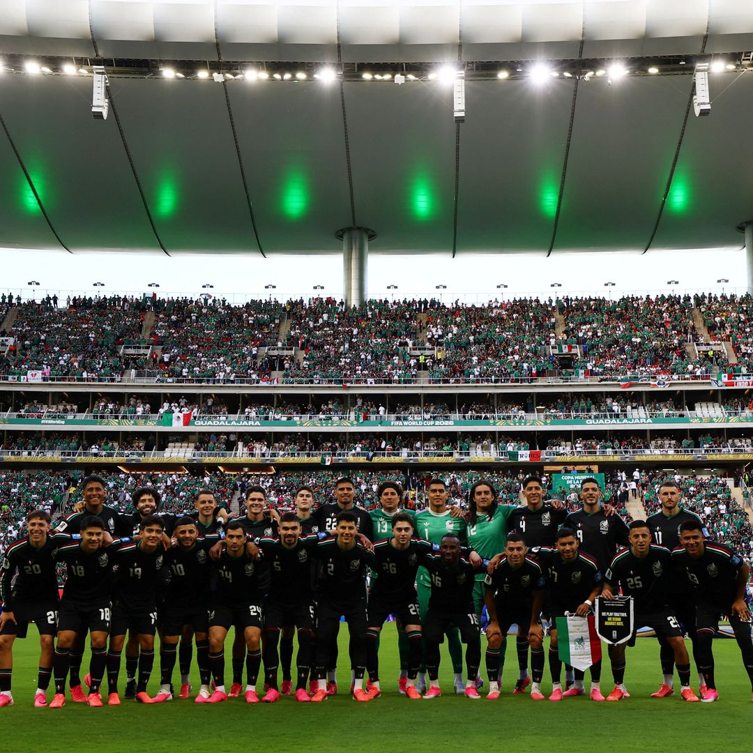 Selección Nacional en el partido México vs Corea del Sur