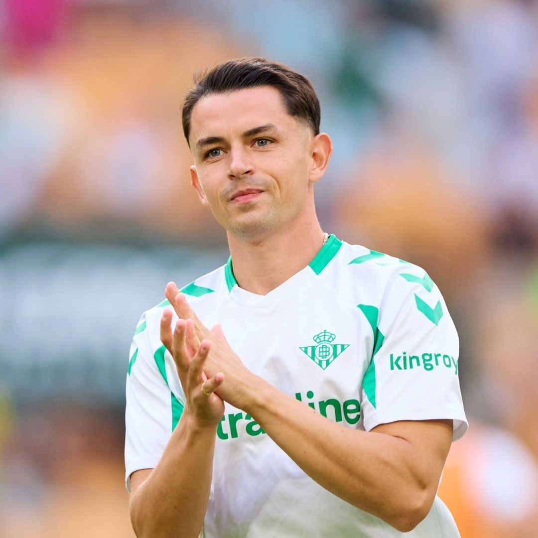 Álvaro Fidalgo llegó al Real Betis en febrero del 2026 y firmó contrato por cuatro años.