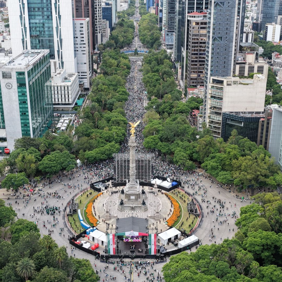 El Ángel de la Independencia es uno de los monumentos emblemáticos de CDMX
