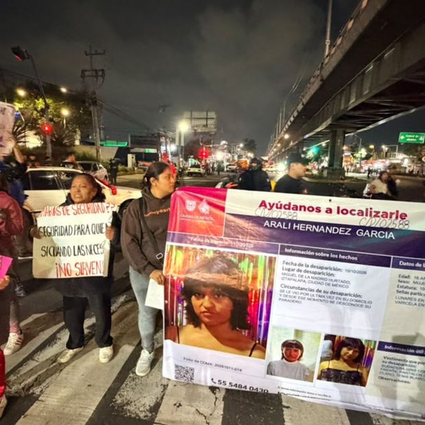 Los familiares de la menor desaparecida bloquea Ermita Iztapalapa
