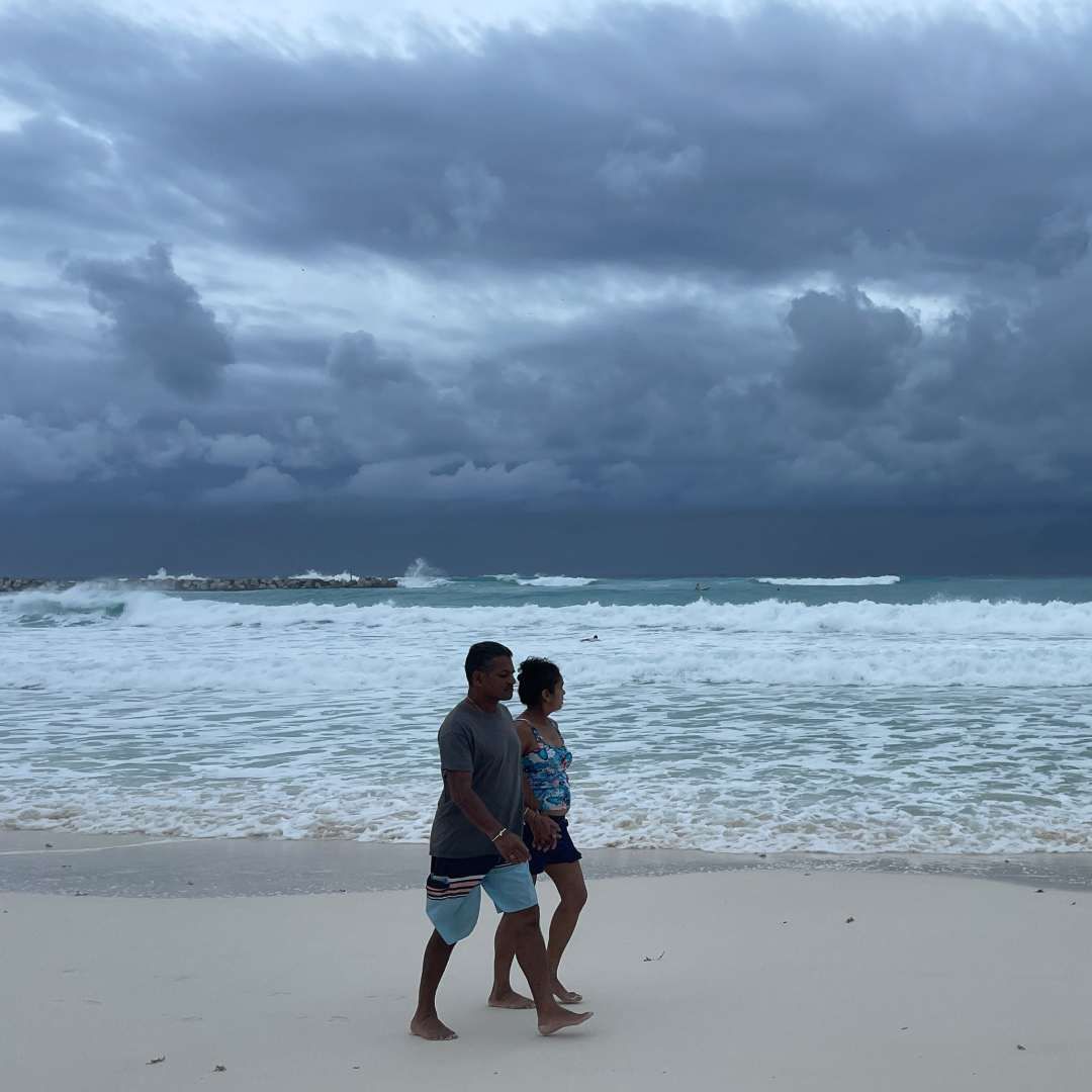 Cielo nublado previo a tormenta en Quintana Roo en noviembre 2022. Foto: Cuartoscuro | Archivo