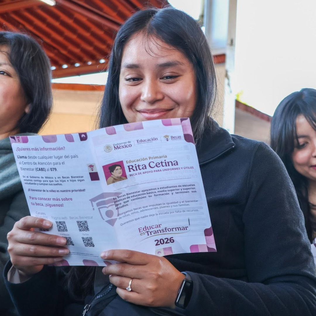 Inician Asambleas para Registro de Beca Rita Cetina Primaria y Secundaria 2026