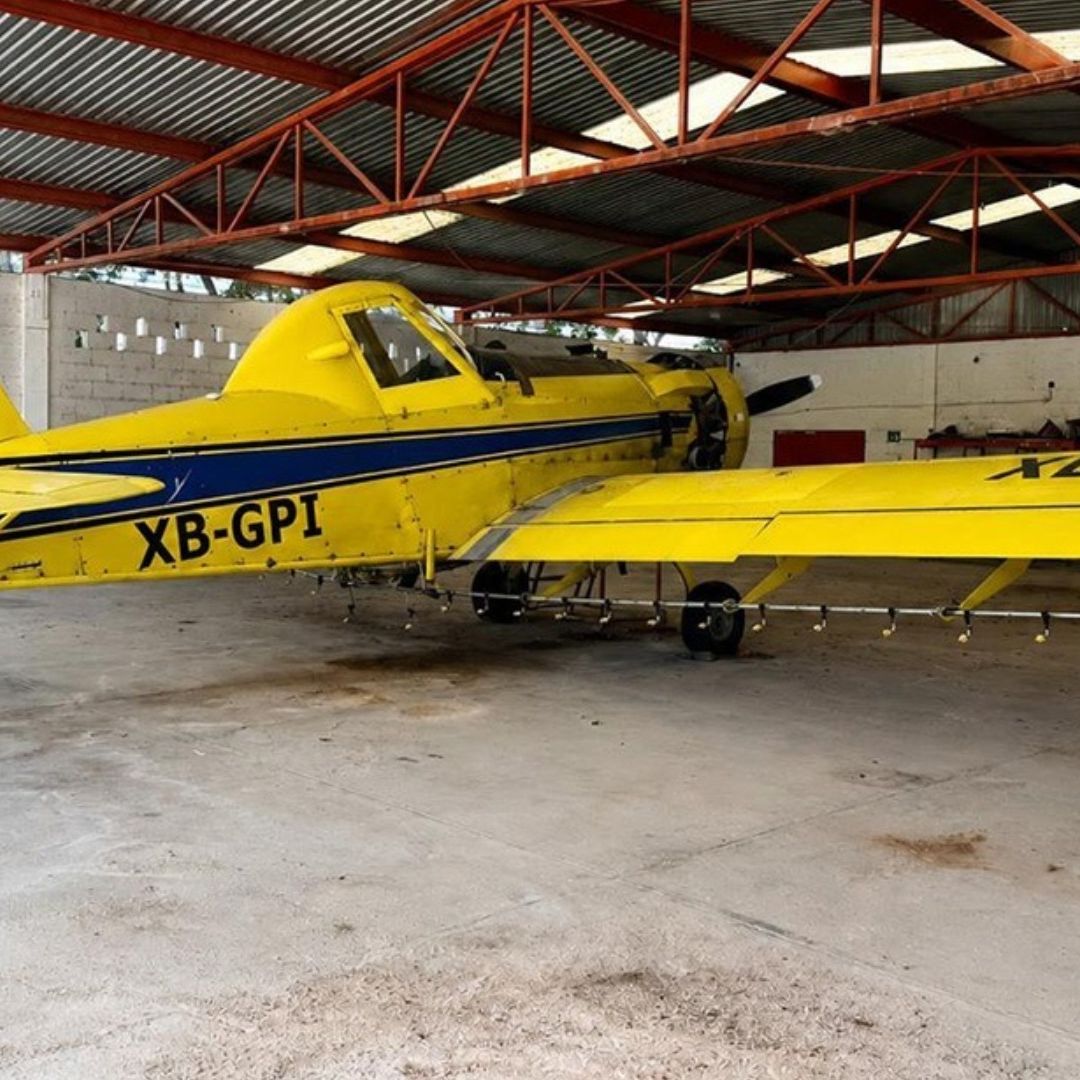 Avioneta segurada en operativo de Campeche.