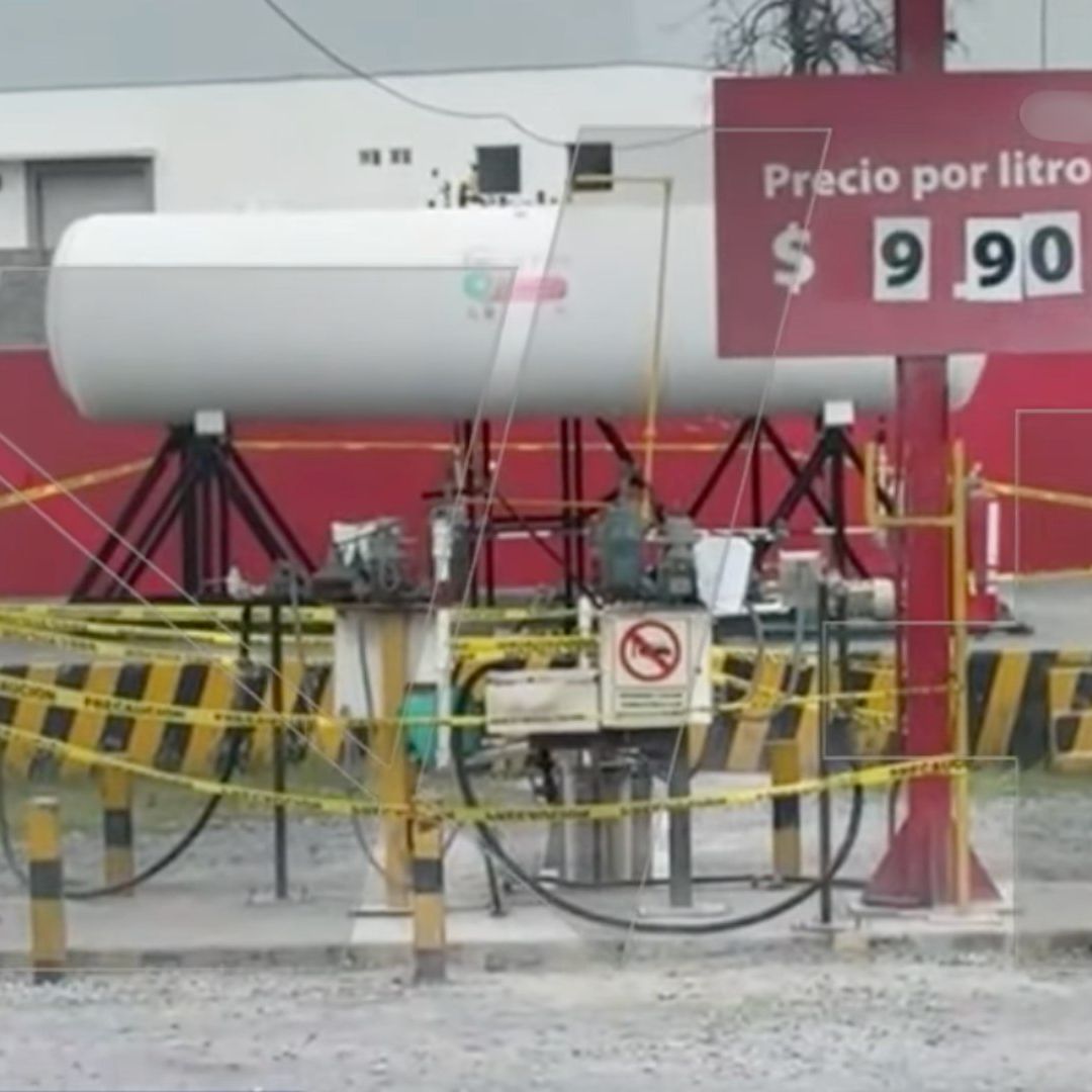 Aseguran gasera en Apodaca