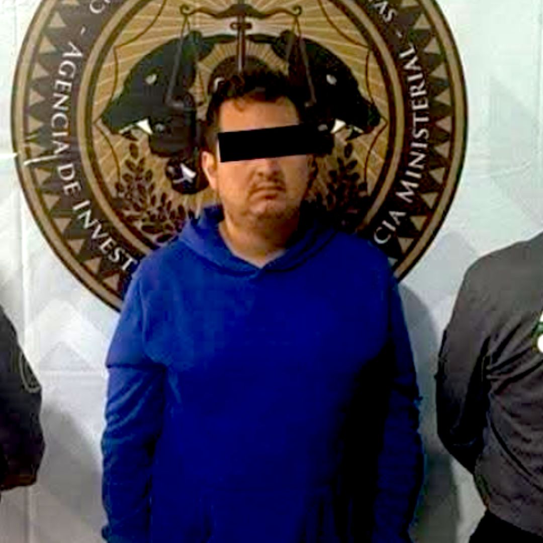 Mario Ángel "N", de 38 años de edad, detenido por el asesinato de su padre en Chiapas