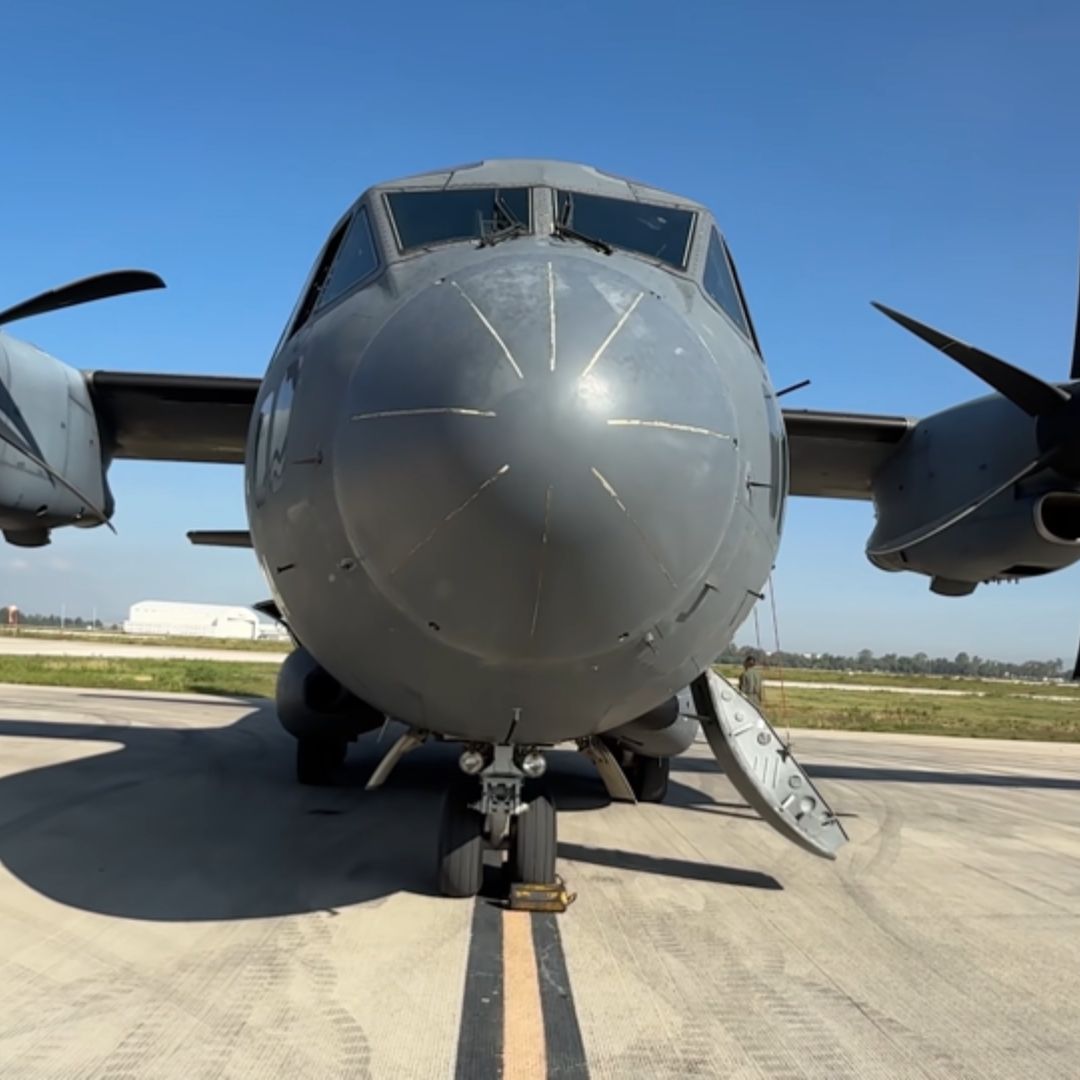 Avión de la Fuerza Aérea Mexicana.