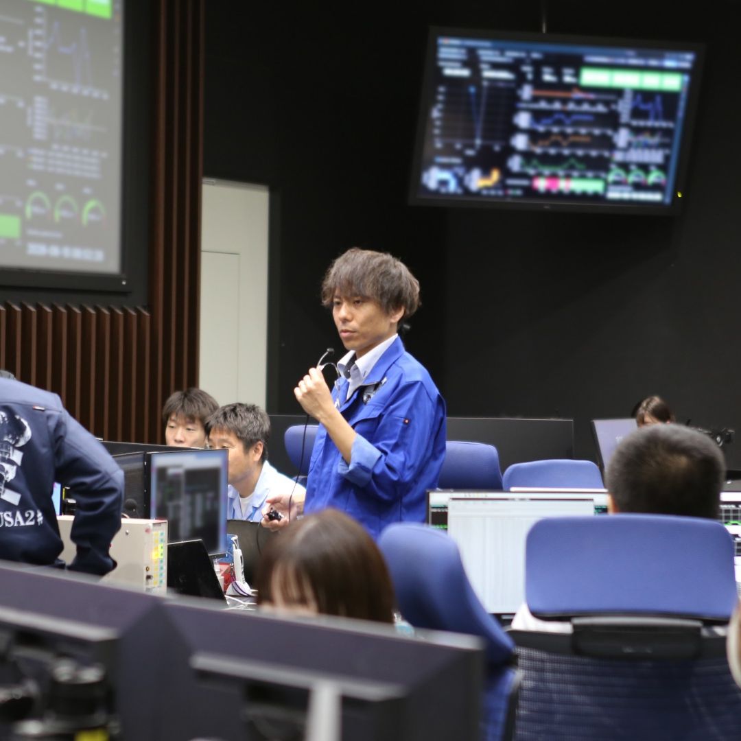 Ensayo operativo previo al sobrevuelo del asteroide Trifone, realizado el 5 de julio de 2026. Foto: X @haya2_jaxa