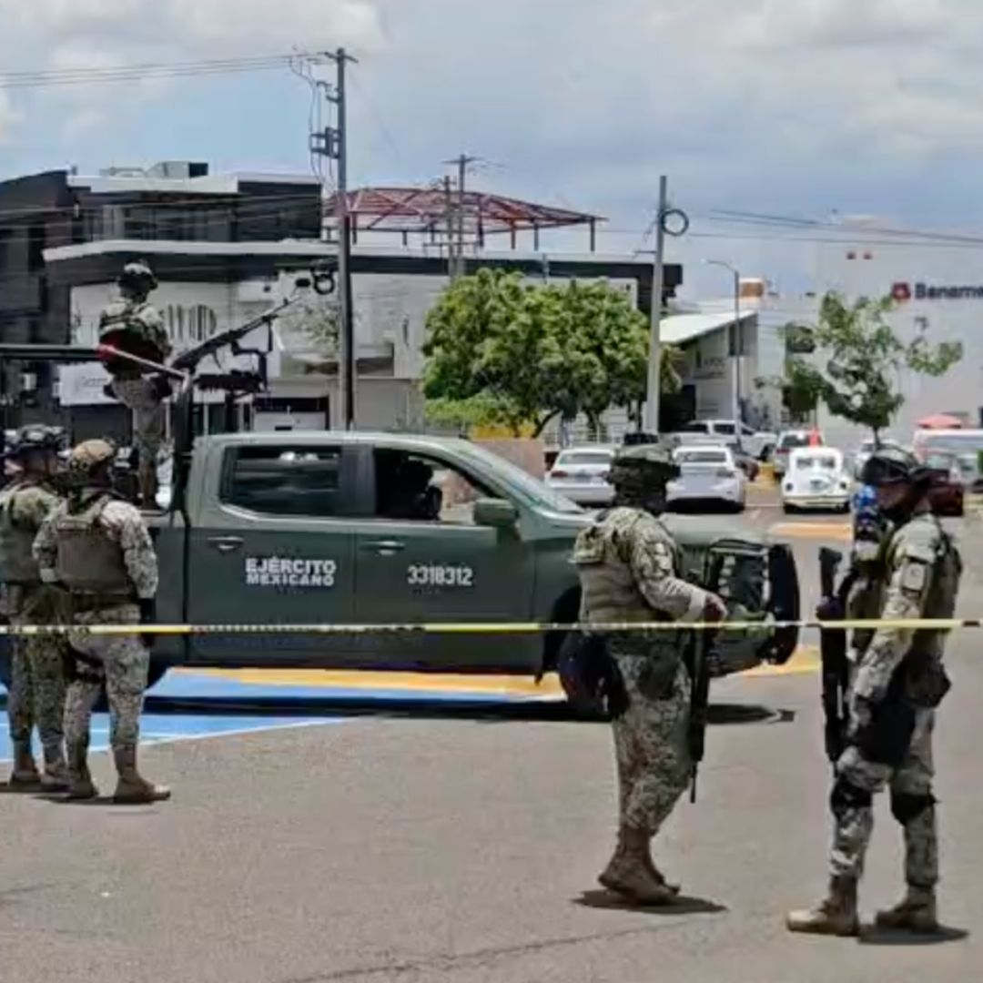 Elementos de distintas corporaciones de seguridad acordonaron el área