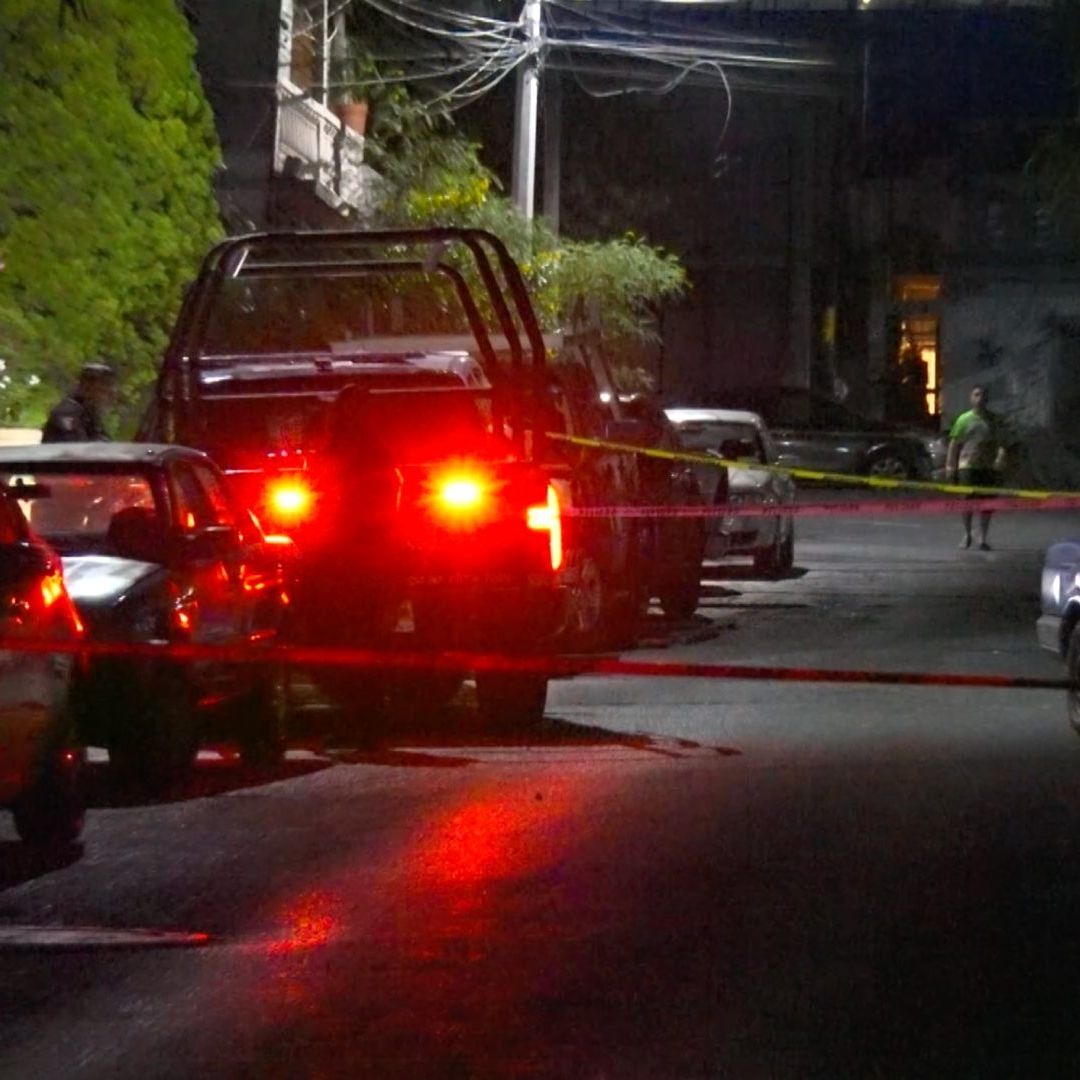 Acordonan calle por intento de homicidio en Santa Catarina
