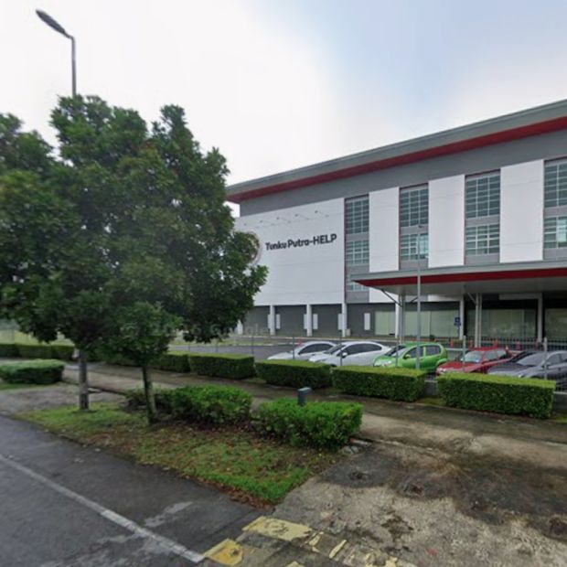 Vista del exterior de una escuela en Malasia