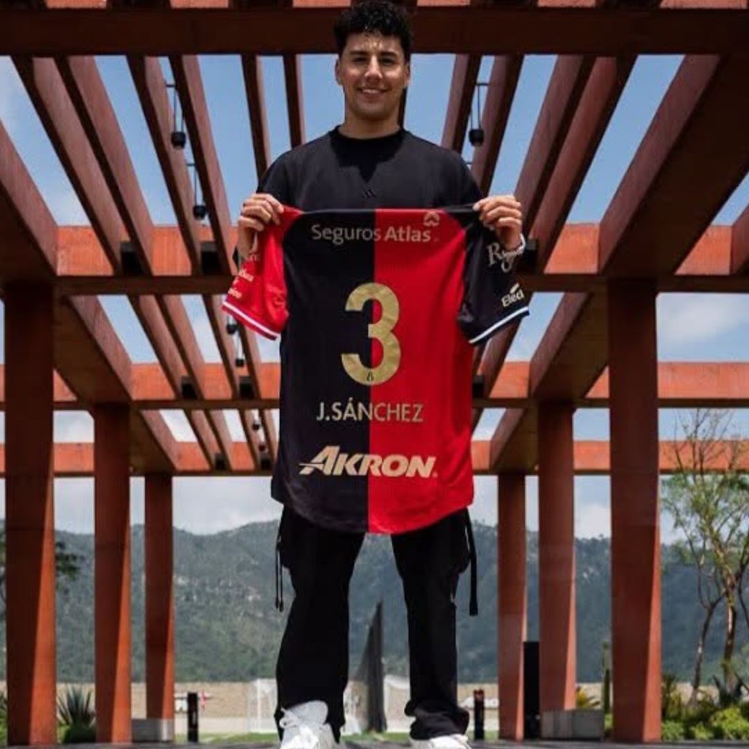 Jorge Sánchez usará el número 3 para defender la playera del Atlas en la Liga MX