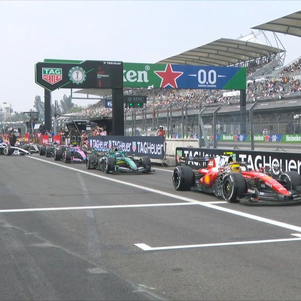 Aspecto de la FP1 en el Autódromo Hermanos Rodríguez, correspondiente al el Gran Premio de México 2026