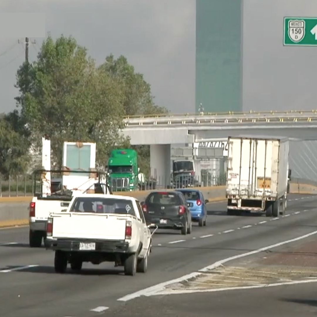 Cierres en la autopista México-Puebla hasta el 8 de mayo por obras.