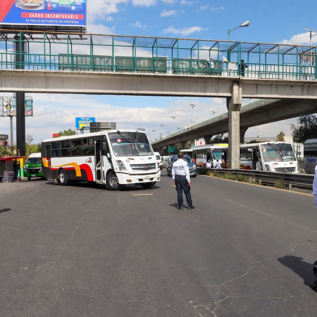 Cierre parcial de circulación de la autopista México-Querétaro