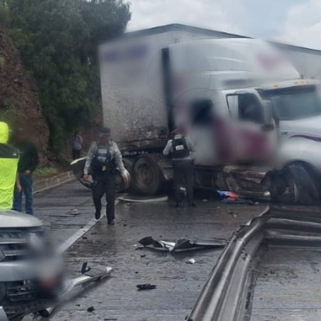 Accidente en la autopista México-Querétaro