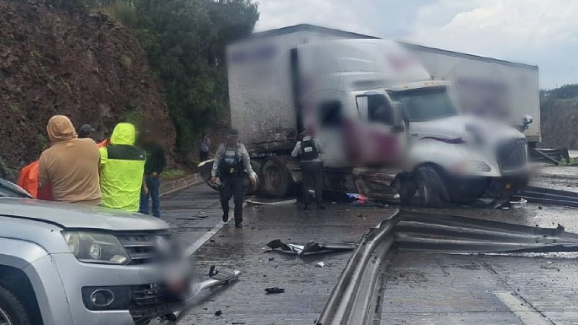 Accidente en la autopista México-Querétaro