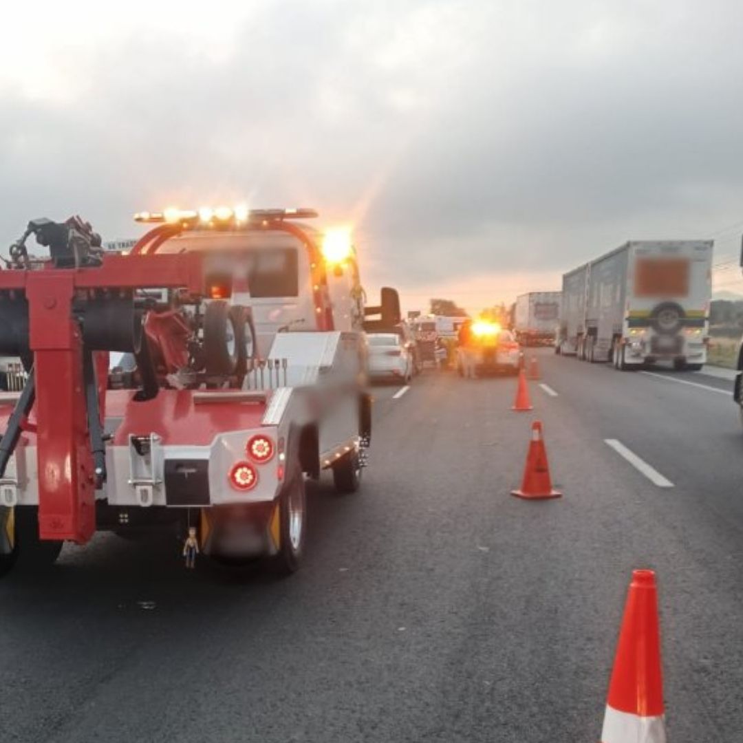Accidente en la autopista México-Querétaro